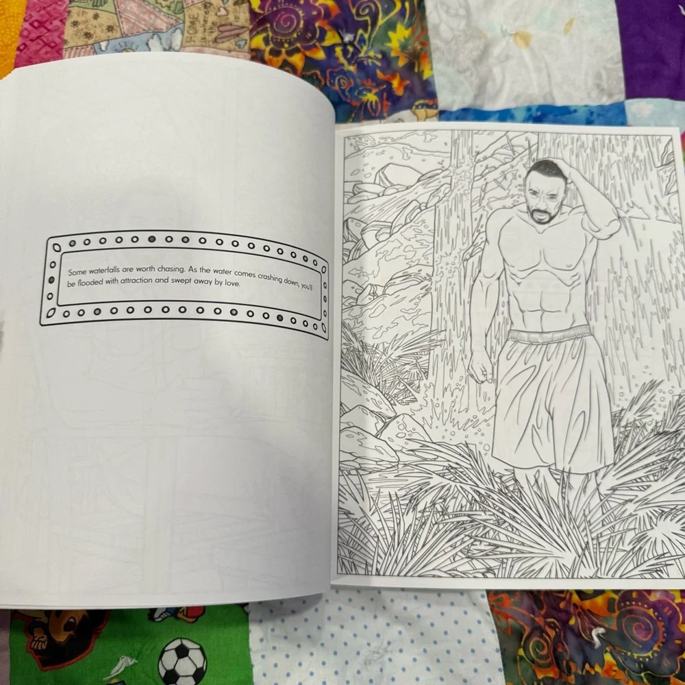 Crush and Color Idris Elba Adult Coloring Book NEW